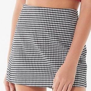 Urban Outfitters Gingham Mini Skirt